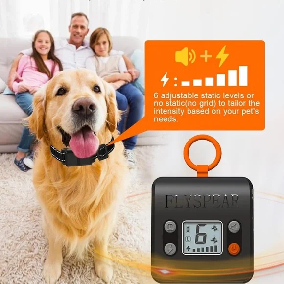 NEW! Flyspear Wireless Pet Barrier with Adjustable Warning Levels